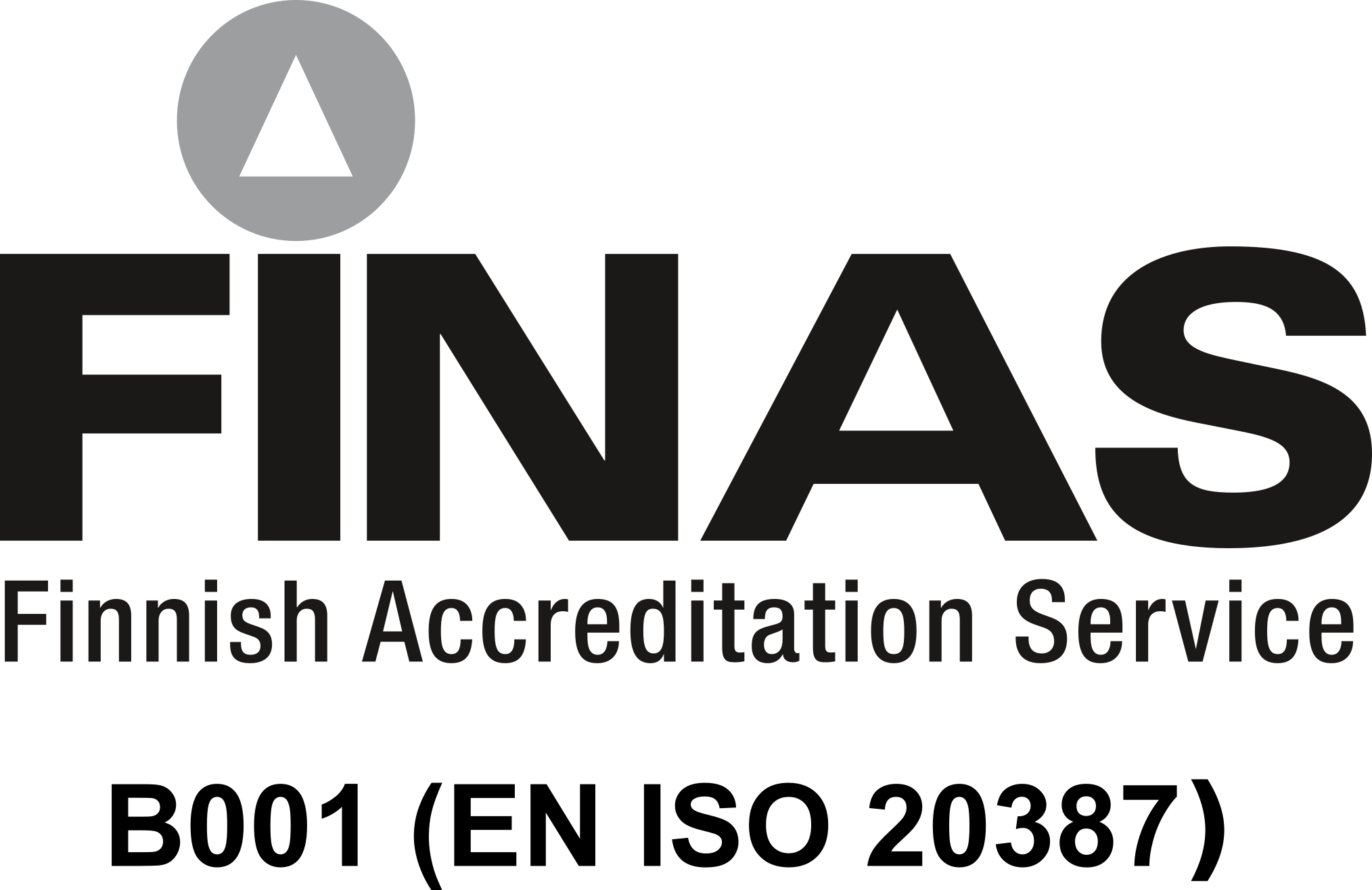 FINAS akkreditointi tunnus.