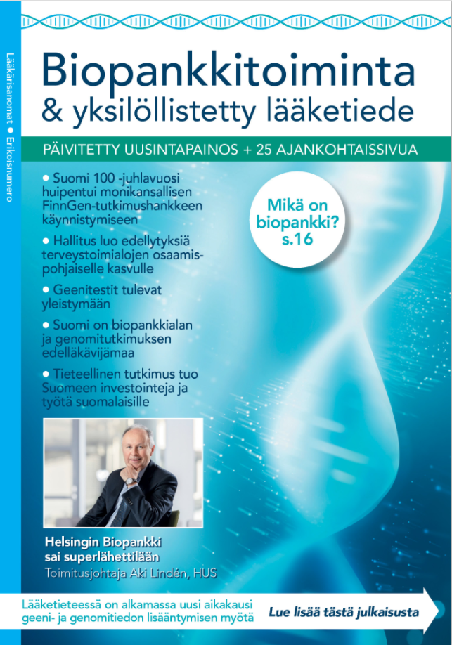 Biopankkilehden kansi.