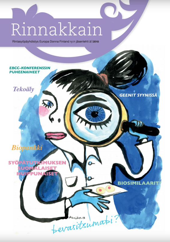 Rinnakkain-lehden etusivu.