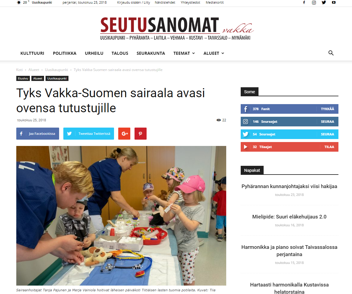Seutusanomat-lehden kansi.